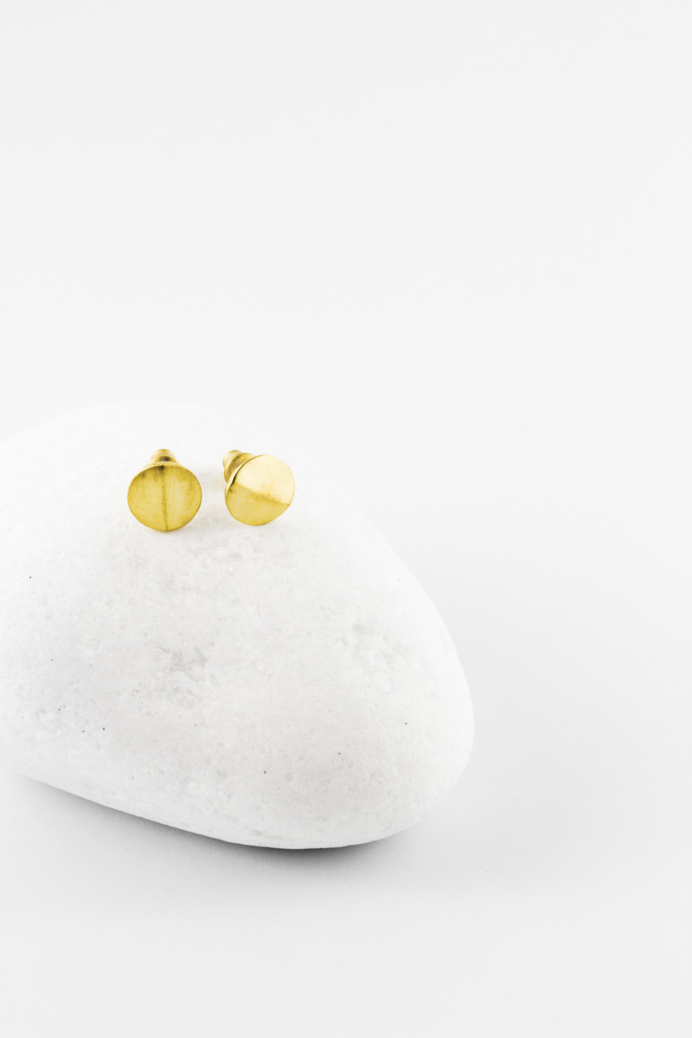 Earrings Pebble, Gold