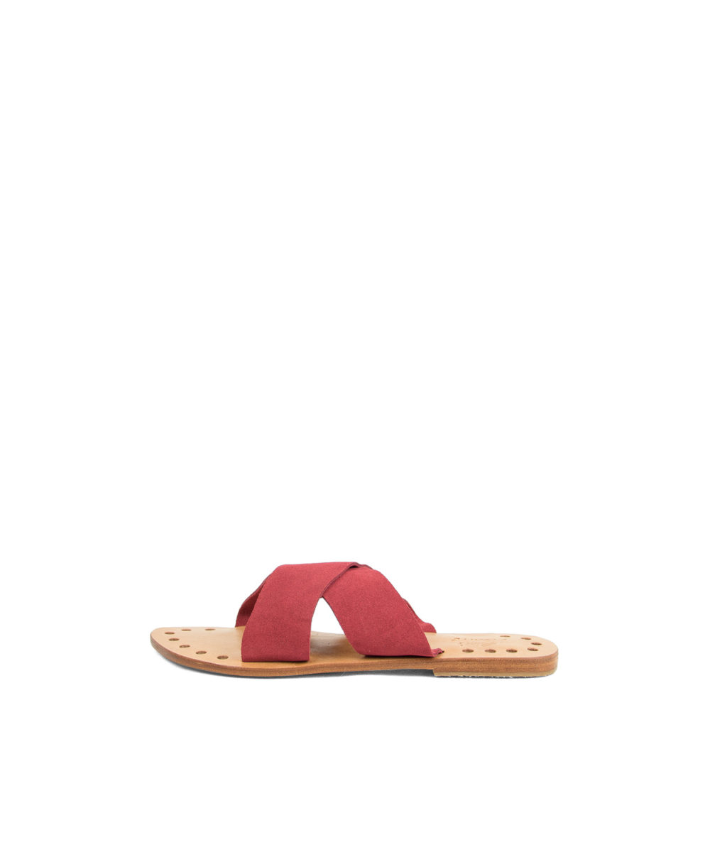 Sandals X, Coral Red